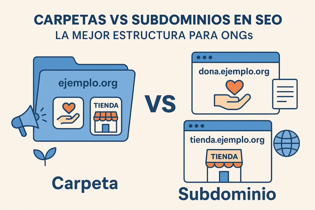 Carpeta o subdomino para una ONG - Imagen destacada